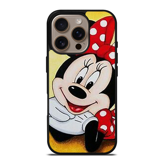 Cute Minnie Pose iPhone 16 Pro Case