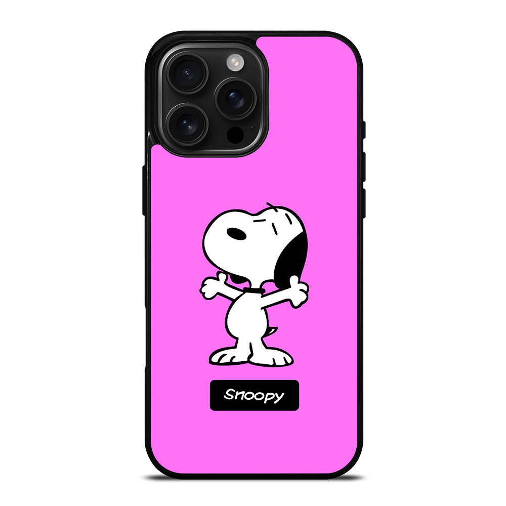 Cute Snoopy Dog iPhone 16 Pro Max Case