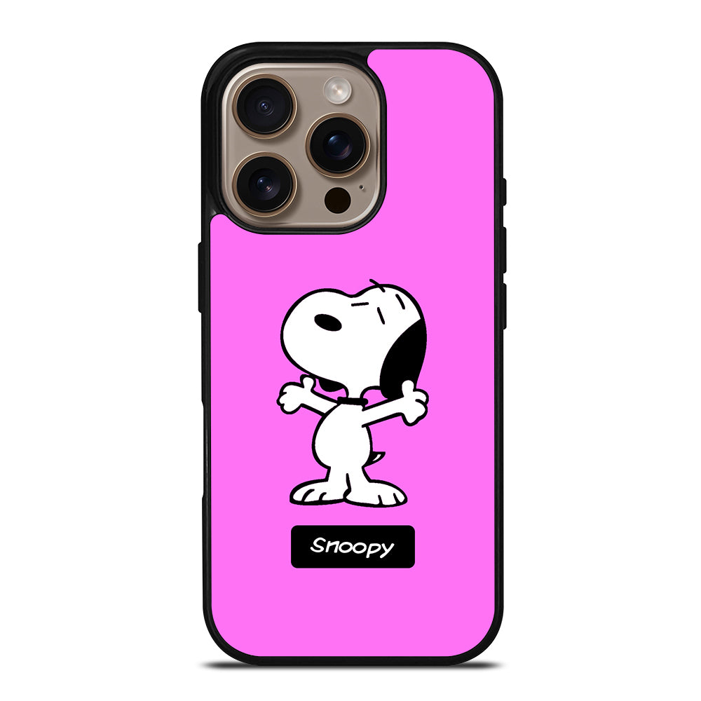 Cute Snoopy Dog iPhone 16 Pro Case