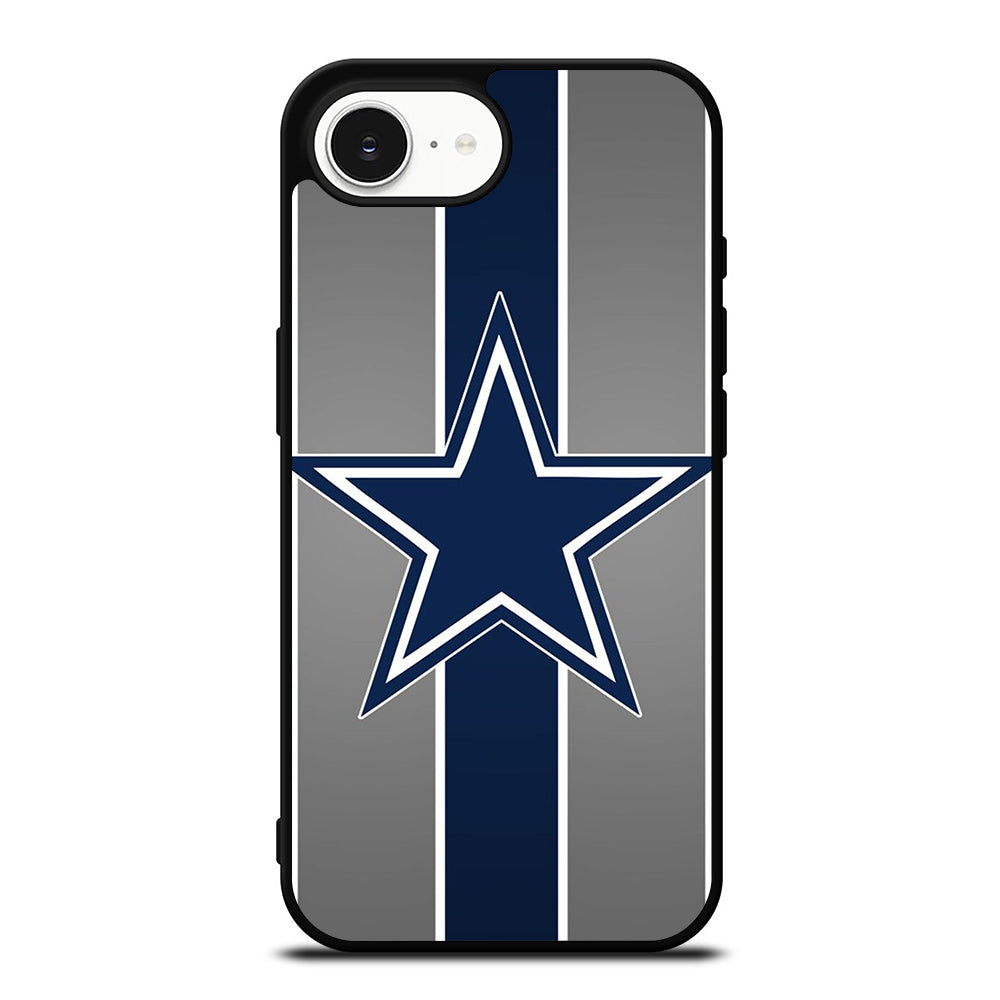 DALLAS COWBOYS FLAG iPhone 16e case black TPU silicone rubber protective cover by Casedear