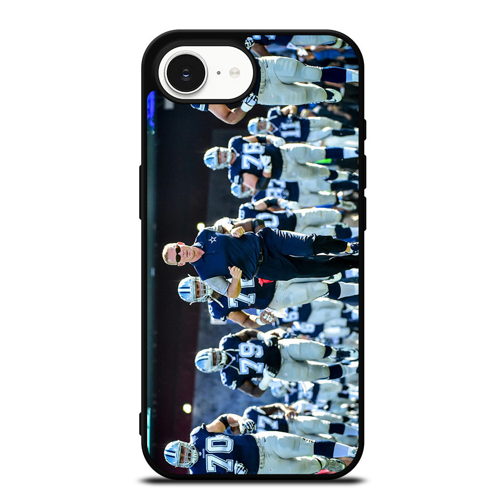 DALLAS COWBOYS RUN iPhone 16e case black TPU silicone rubber protective cover by Casedear