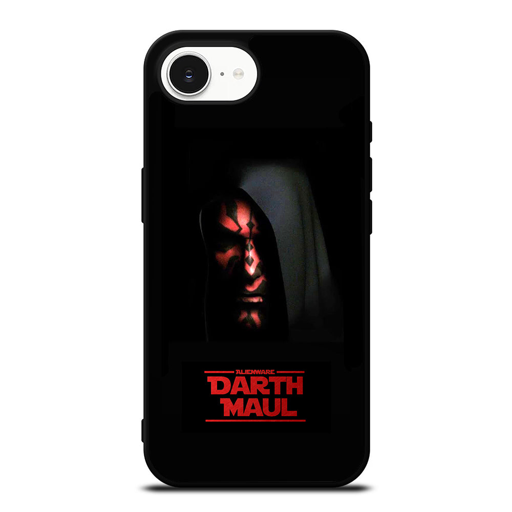 DARTH MAUL FACE iPhone 16e case black TPU silicone rubber protective cover by Casedear