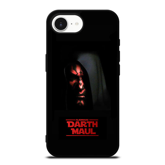 DARTH MAUL FACE iPhone 16e case black TPU silicone rubber protective cover by Casedear