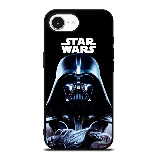 DARTH VADER STAR WARS iPhone 16e case black TPU silicone rubber protective cover by Casedear