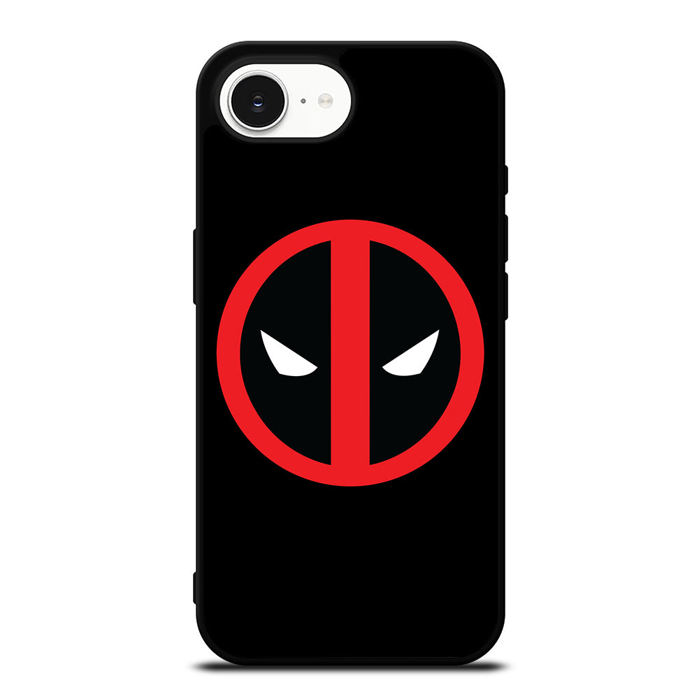 DEADPOOL LOGO iPhone 16e case black TPU silicone rubber protective cover by Casedear