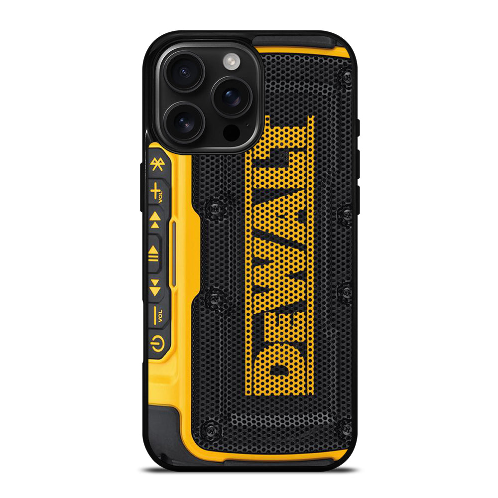 DEWALT JOBSITE AUDIO iPhone 16 Pro Max Case