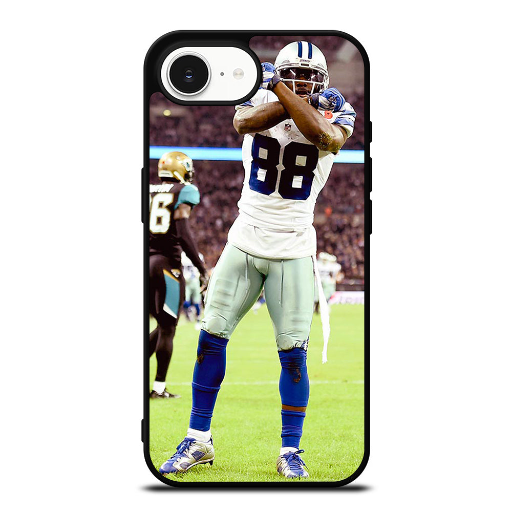 DEZ BRYANT CELEBRATION iPhone 16e case black TPU silicone rubber protective cover by Casedear