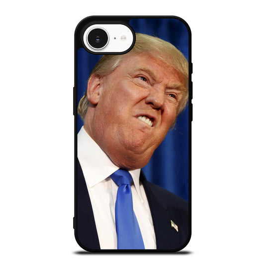 DONALD TRUMP PASSION iPhone 16e case black TPU silicone rubber protective cover by Casedear