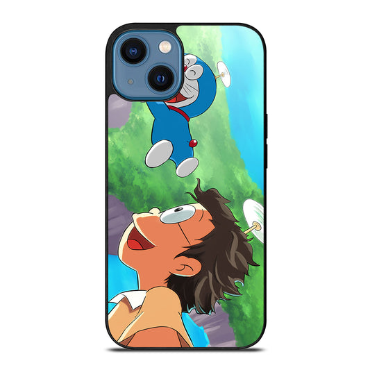 DORAEMON AND NOBITA FLY iPhone 14 Case