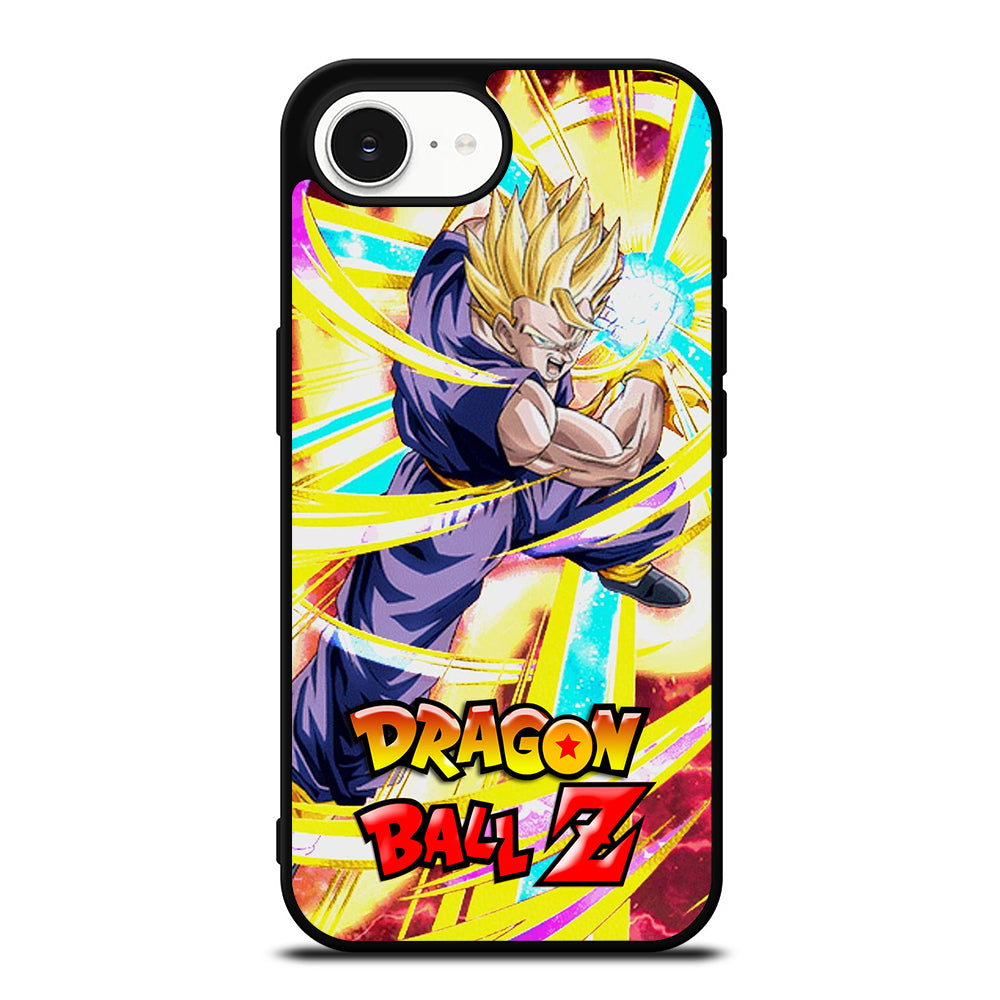 DRAGON BALL Z KAMEHAME iPhone 16e case black TPU silicone rubber protective cover by Casedear