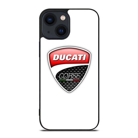 DUCATI LOGO WHITE iPhone 14 Plus Case
