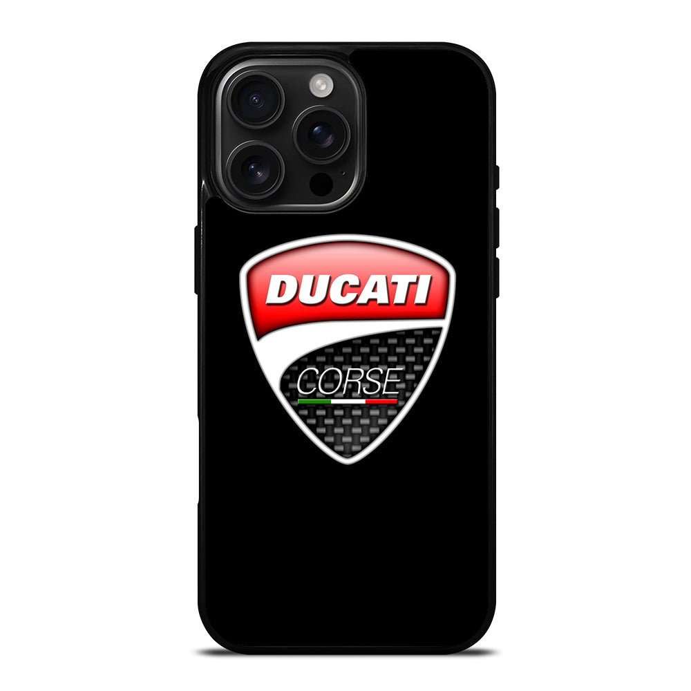 DUCATI LOGO BLACK iPhone 16 Pro Max Case