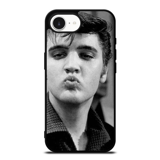 DUCKFACE ELVIS PRESLEY iPhone 16e case black TPU silicone rubber protective cover by Casedear