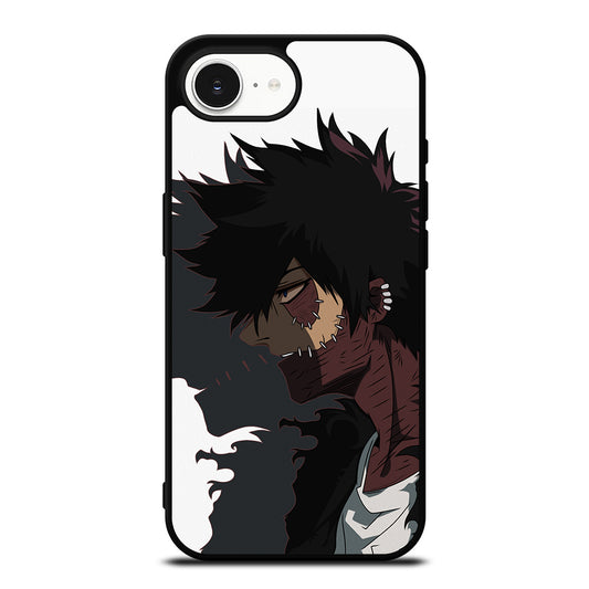 Dabi My Hero Academia Villian Shadow iPhone 16e case black TPU silicone rubber protective cover by Casedear