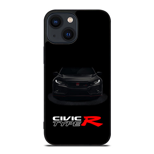 Dark Honda Civic Type R iPhone 14 Plus Case