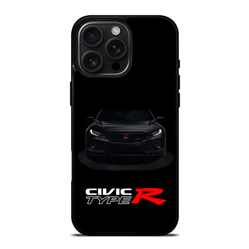 Dark Honda Civic Type R iPhone 16 Pro Max Case