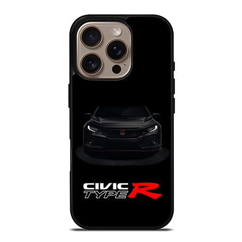 Dark Honda Civic Type R iPhone 16 Pro Case