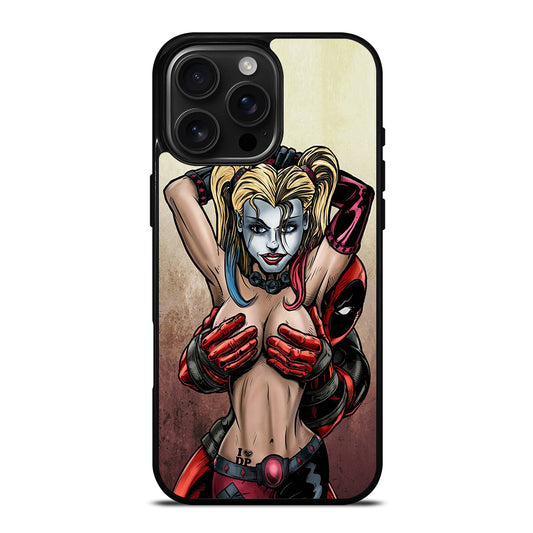 Deadpool & Harley Quinn iPhone 16 Pro Max Case