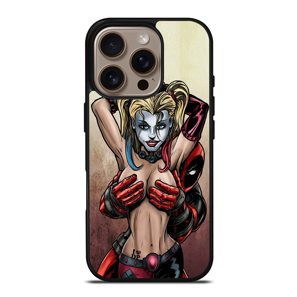 Deadpool & Harley Quinn iPhone 16 Pro Case
