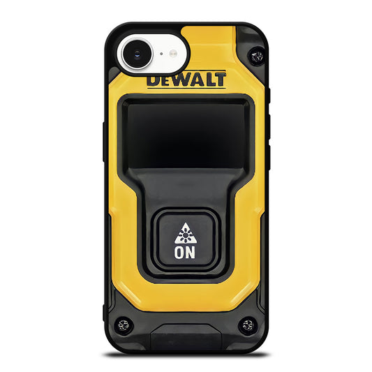 Dewalt Real Image iPhone 16e case black TPU silicone rubber protective cover by Casedear