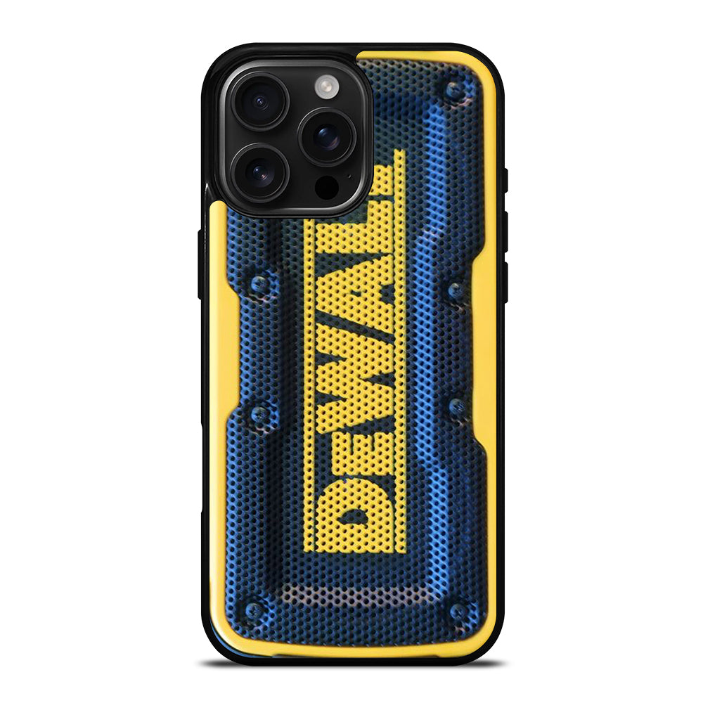 Dewalt Jobsite Bluetooth Wallpaper iPhone 16 Pro Max Case