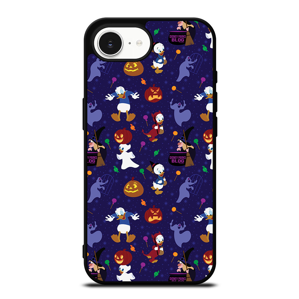 Donald Duck Halloween iPhone 16e case black TPU silicone rubber protective cover by Casedear