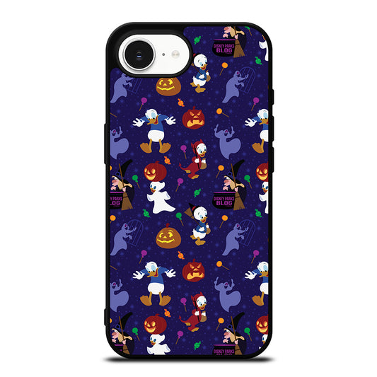 Donald Duck Halloween iPhone 16e case black TPU silicone rubber protective cover by Casedear