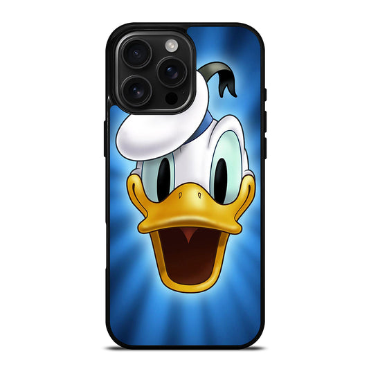 Donald Duck Cute Face iPhone 16 Pro Max Case