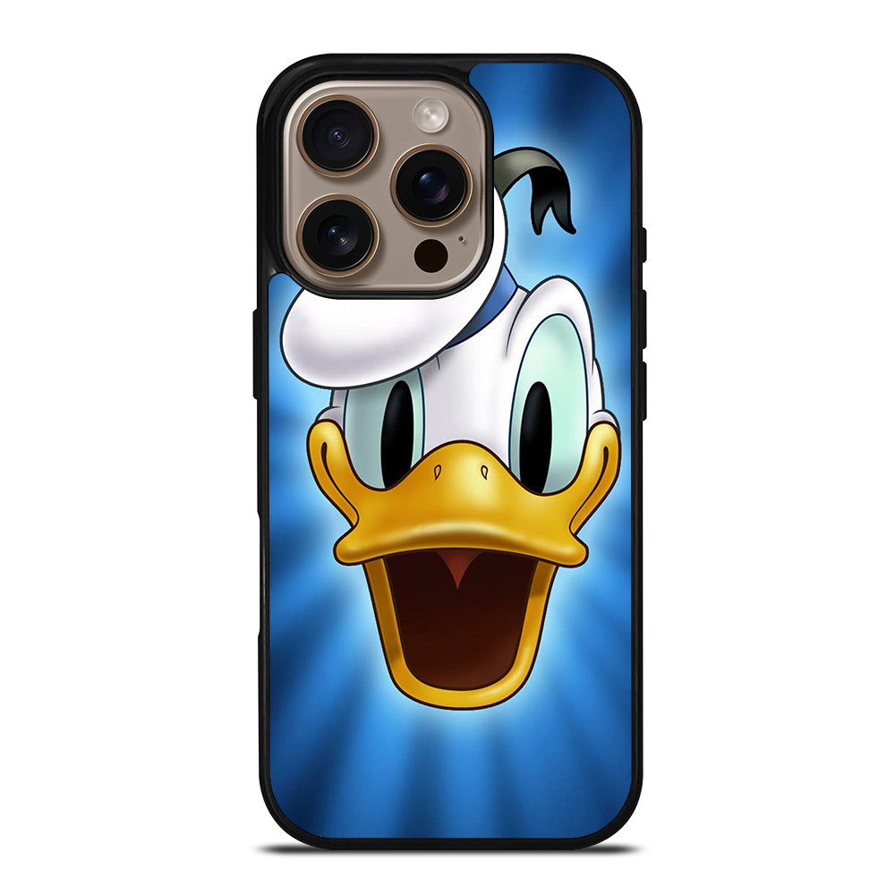 Donald Duck Cute Face iPhone 16 Pro Case