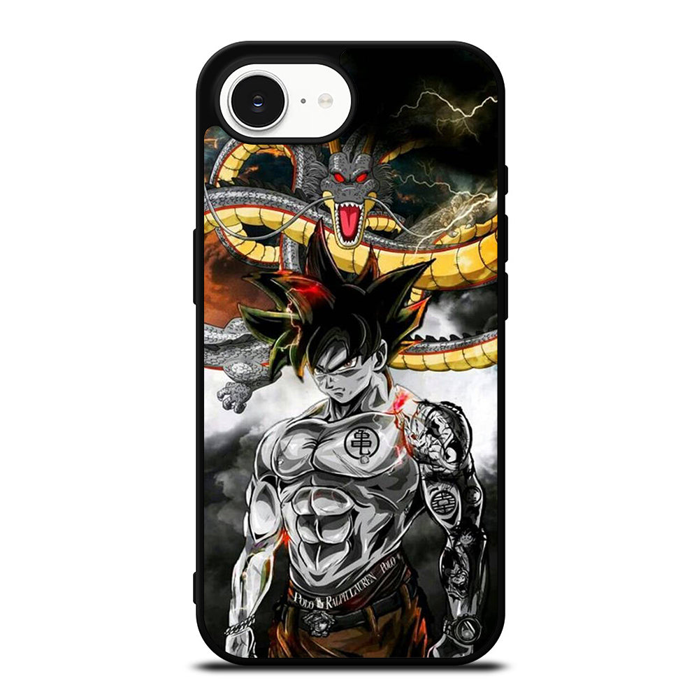 Dragon Ball Dragon iPhone 16e case black TPU silicone rubber protective cover by Casedear