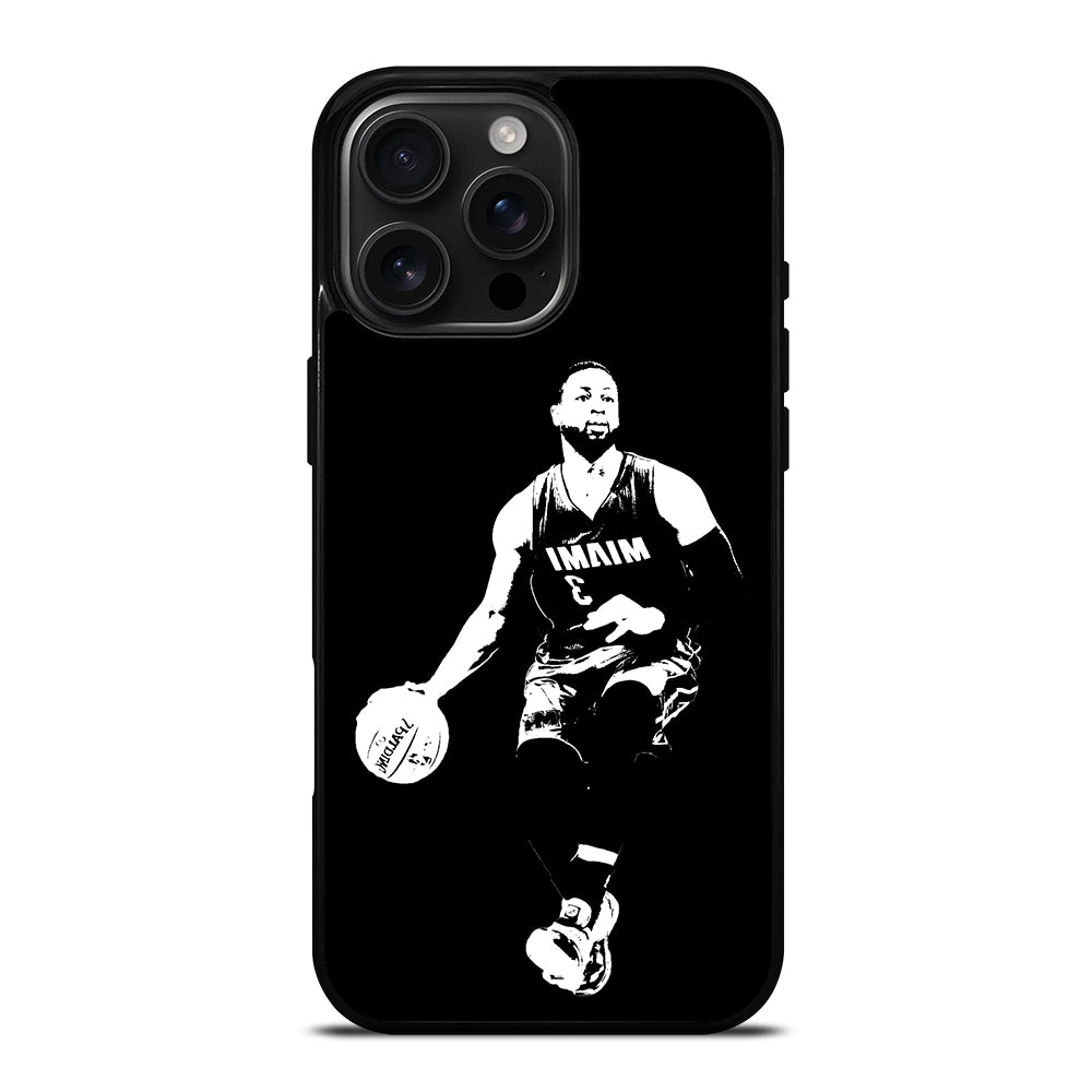 Dwyane Wade Miami Heat Action iPhone 16 Pro Max Case