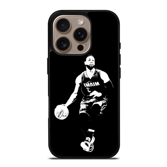 Dwyane Wade Miami Heat Action iPhone 16 Pro Case