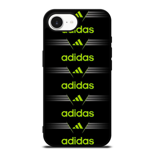 ELEGANT ADIDAS CASE iPhone 16e case black TPU silicone rubber protective cover by Casedear