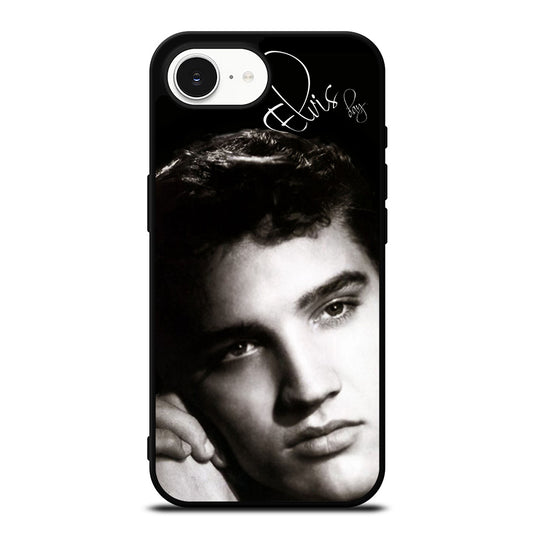 ELVIS PRESLEY DAY iPhone 16e case black TPU silicone rubber protective cover by Casedear