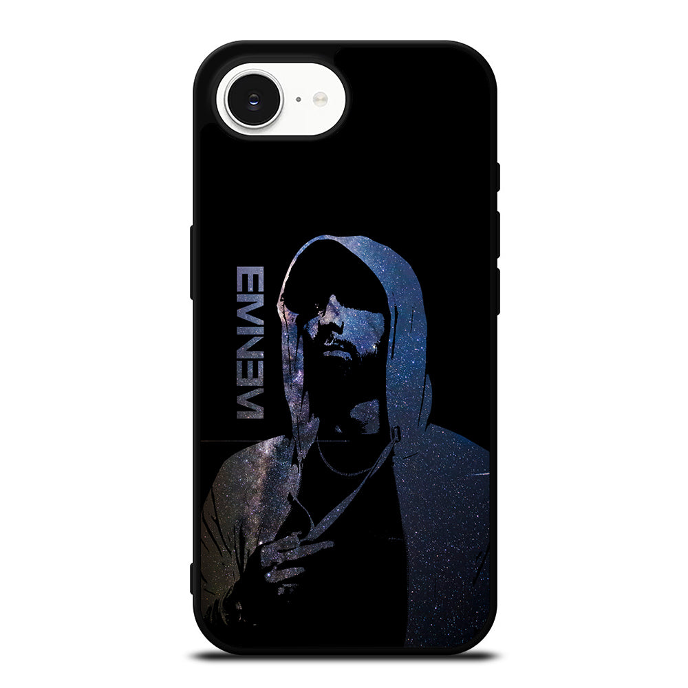 EMINEM COOL iPhone 16e case black TPU silicone rubber protective cover by Casedear