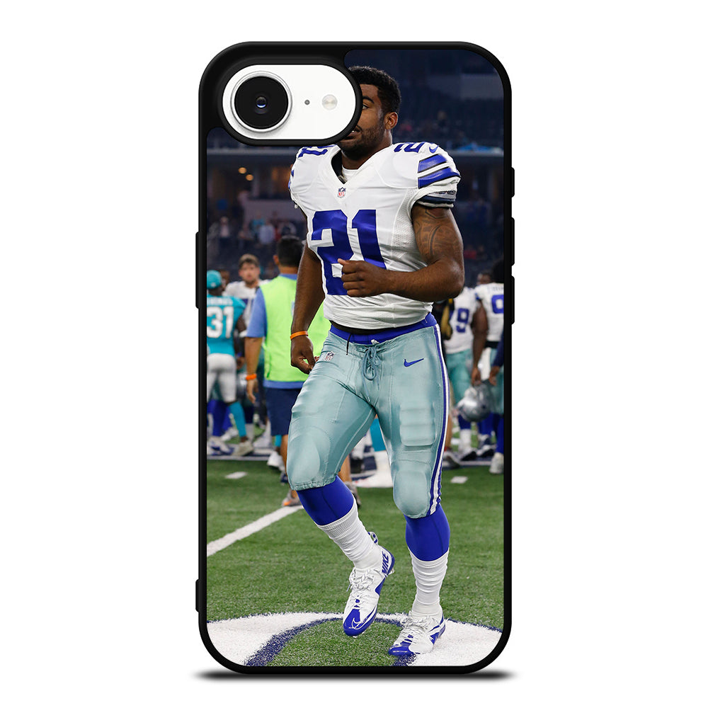 EZEKIEL ELLIOTT iPhone 16e case black TPU silicone rubber protective cover by Casedear