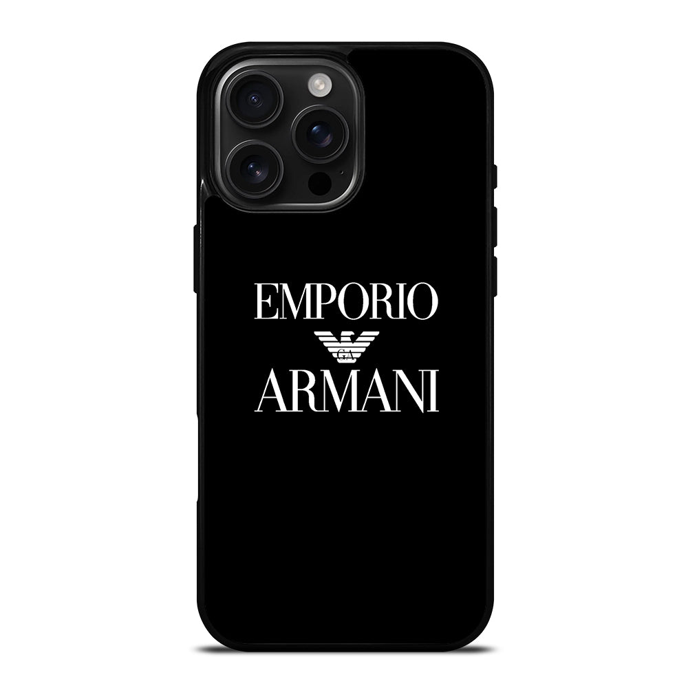 Emporio Armani Logo iPhone 16 Pro Max Case