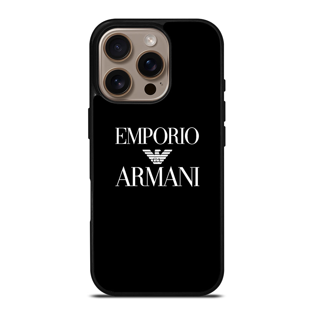 Emporio Armani Logo iPhone 16 Pro Case