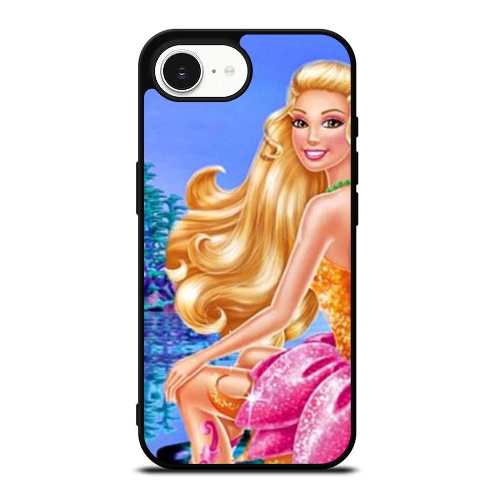FAIRY BARBIE iPhone 16e case black TPU silicone rubber protective cover by Casedear