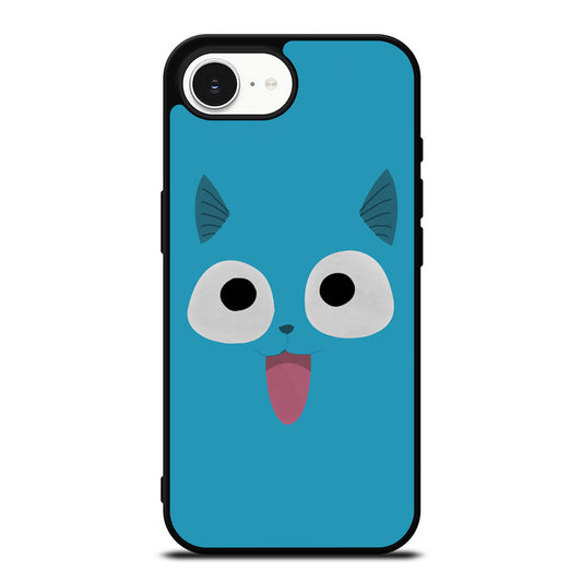 FAIRY TAIL HAPPY CHARACTER iPhone 16e case black TPU silicone rubber protective cover by Casedear