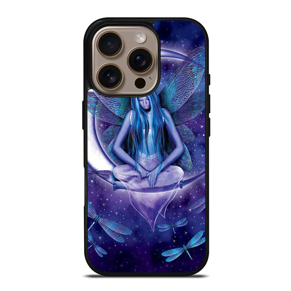 FAIRY DRAGONFLIES ON MOON iPhone 16 Pro Case
