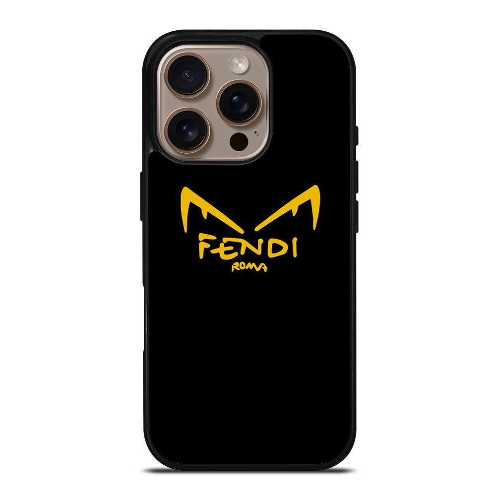 FENDI ROMA EYES IN BLACK iPhone 16 Pro Case