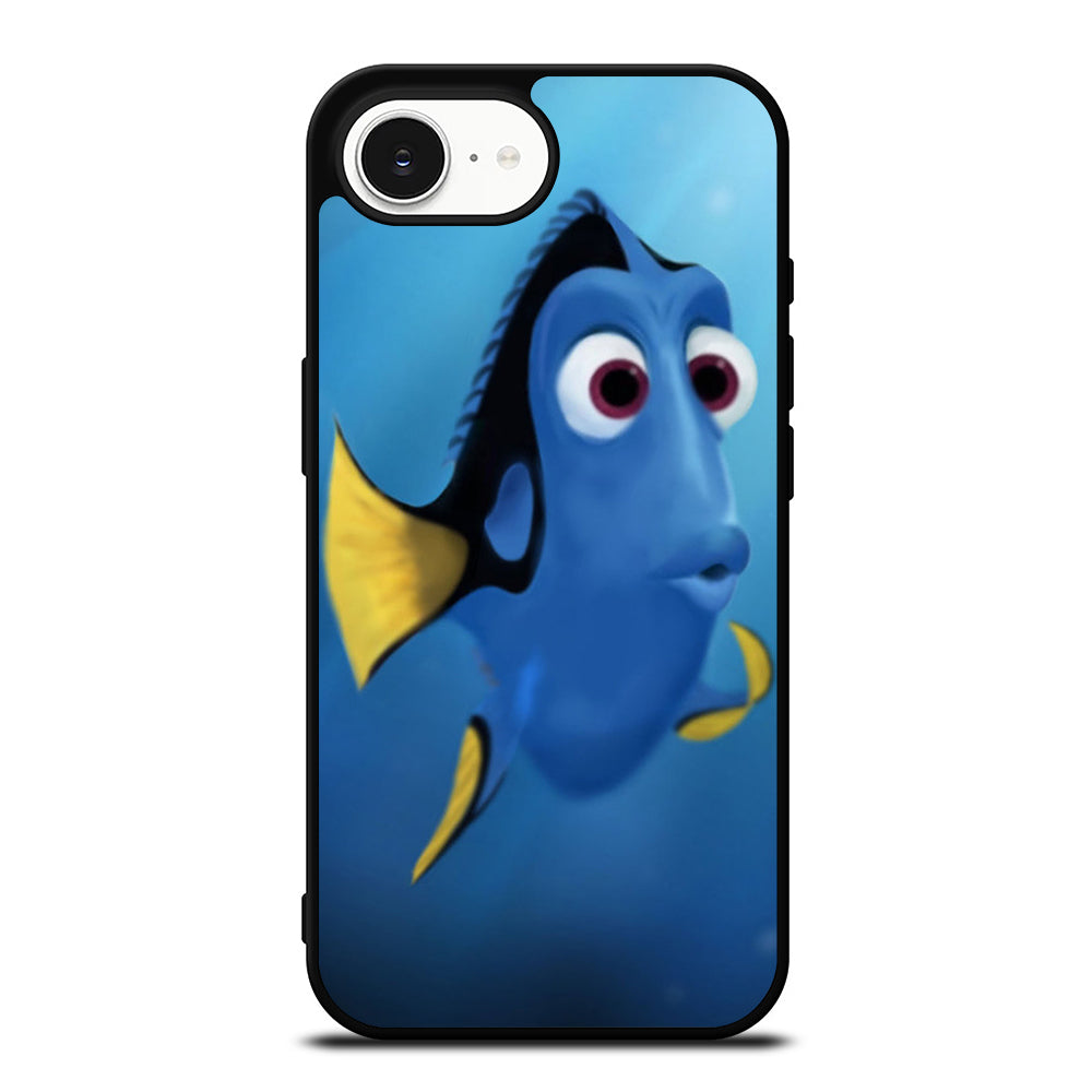 FINDING NEMO MARLIN iPhone 16e case black TPU silicone rubber protective cover by Casedear