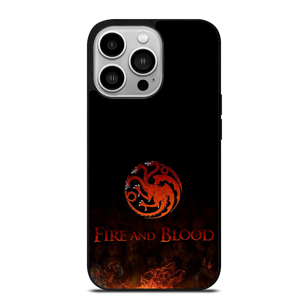 FIRED FIRE AND BLOOD iPhone 14 Pro Case