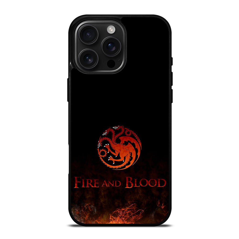 FIRED FIRE AND BLOOD iPhone 16 Pro Max Case