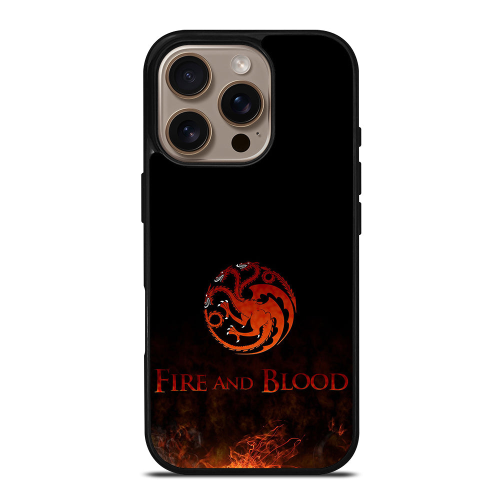 FIRED FIRE AND BLOOD iPhone 16 Pro Case