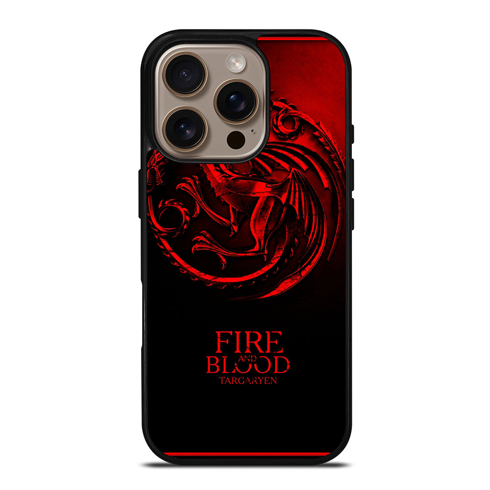 FIRE ANG BLOOD TARGARYEN iPhone 16 Pro Case