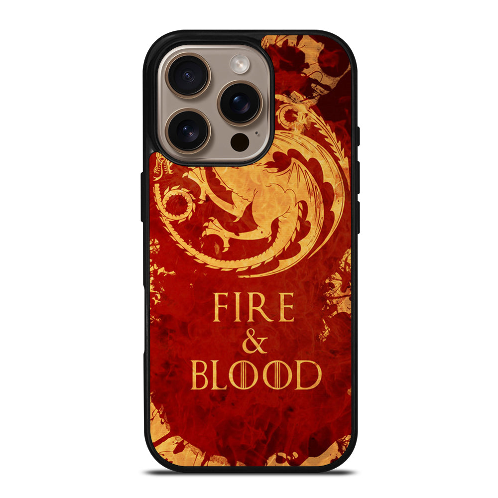 FIRE & BLOOD iPhone 16 Pro Case