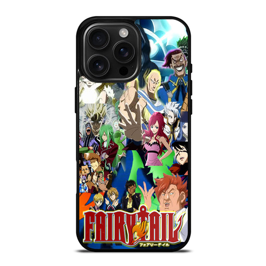 Fairy Tail Anime Collage iPhone 16 Pro Max Case