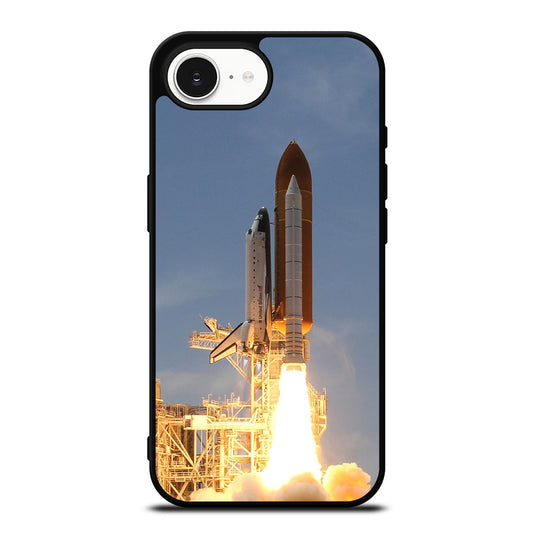 Flight Sky Earth Space 2166 iPhone 16e case black TPU silicone rubber protective cover by Casedear